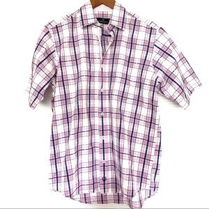 Bugatchi Uomo Button Down Short Sleeve Shirt